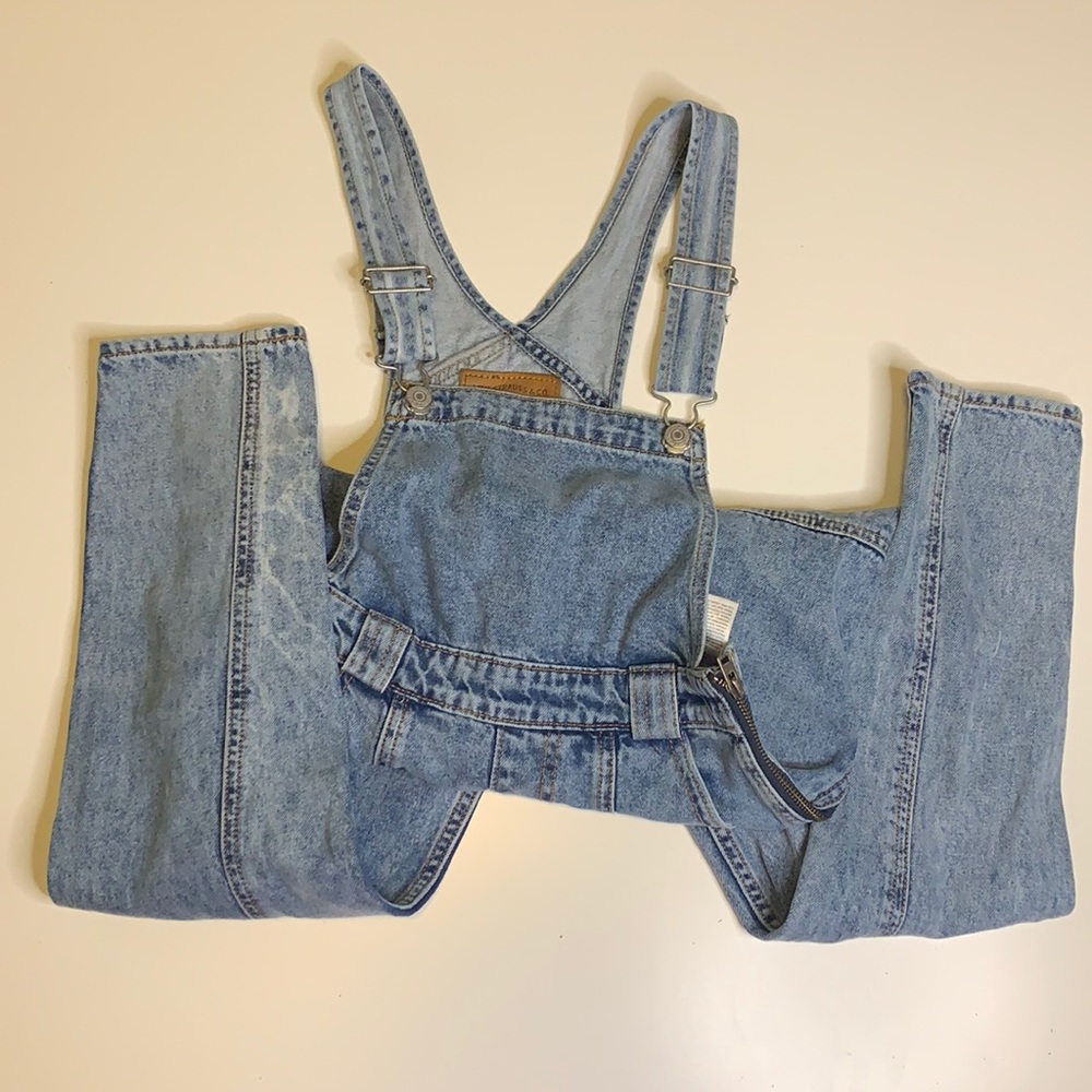 Levi Strauss acid wash overalls